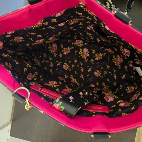 Betsey Johnson Floral tote - Picture 3 of 3